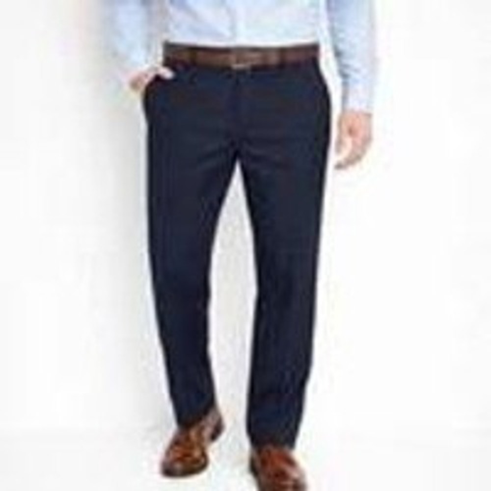 Croft & Barrow Performance Khaki Pants Men 36x30 Blue Classic Office Workwear